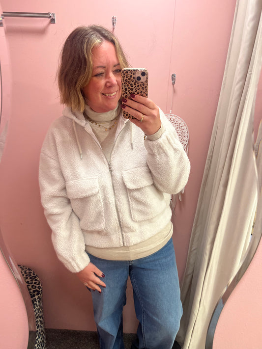 Teddy Jacket - Stone