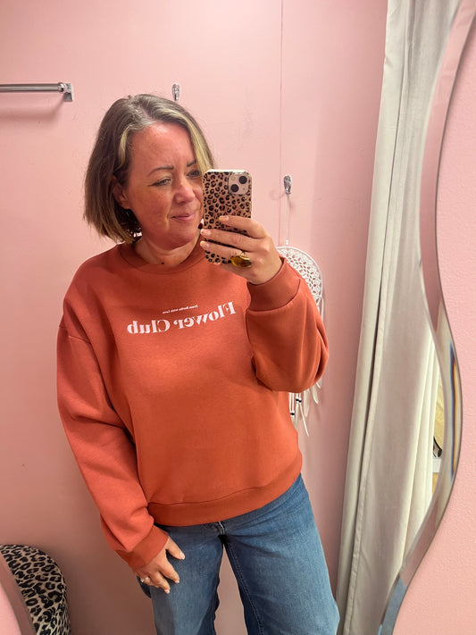 Flower Club Sweater