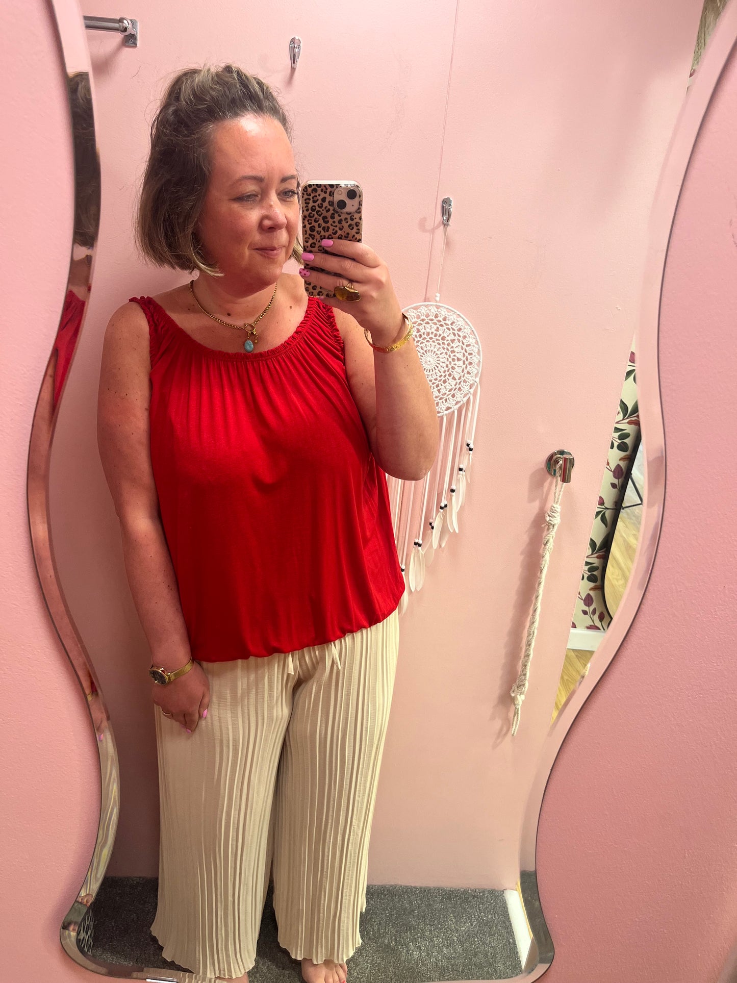 Plisse Trousers - 3 Colours