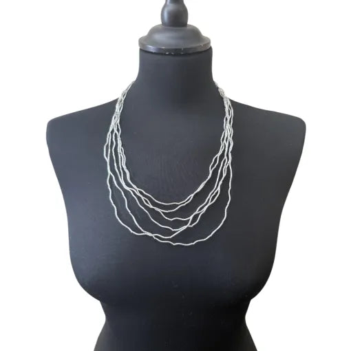 Layered Necklace - Silver