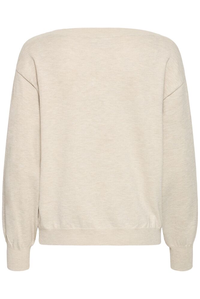 Lightweight Boatneck Jumper - Oatmeal