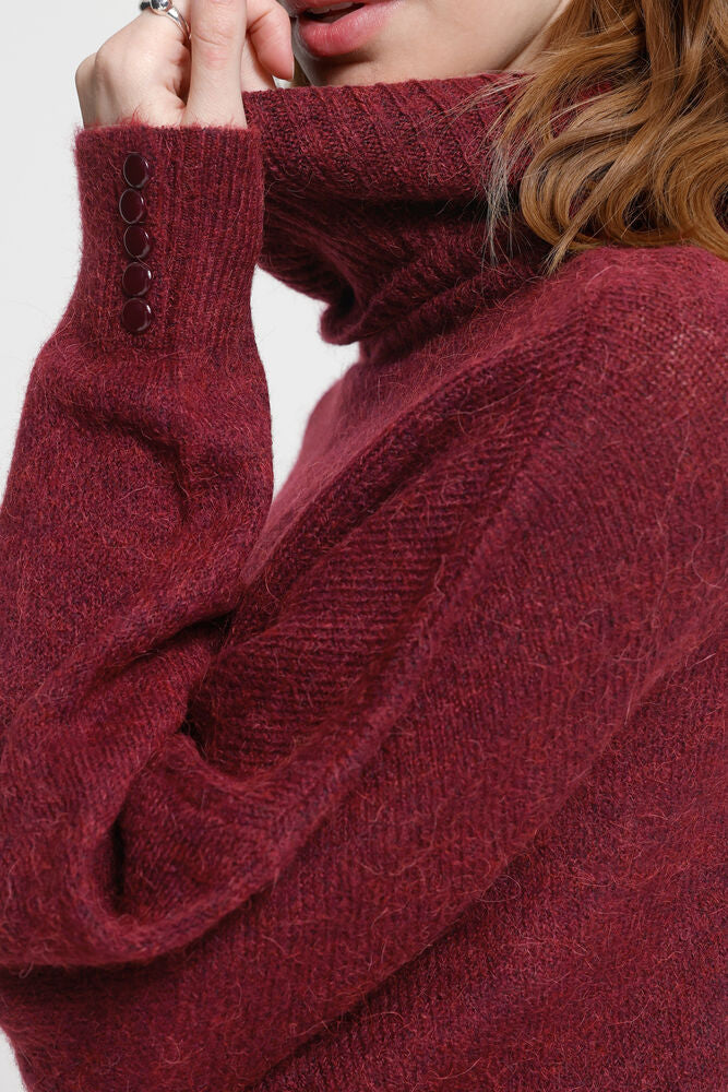 Mara Loose Fit Jumper - Rhododendron