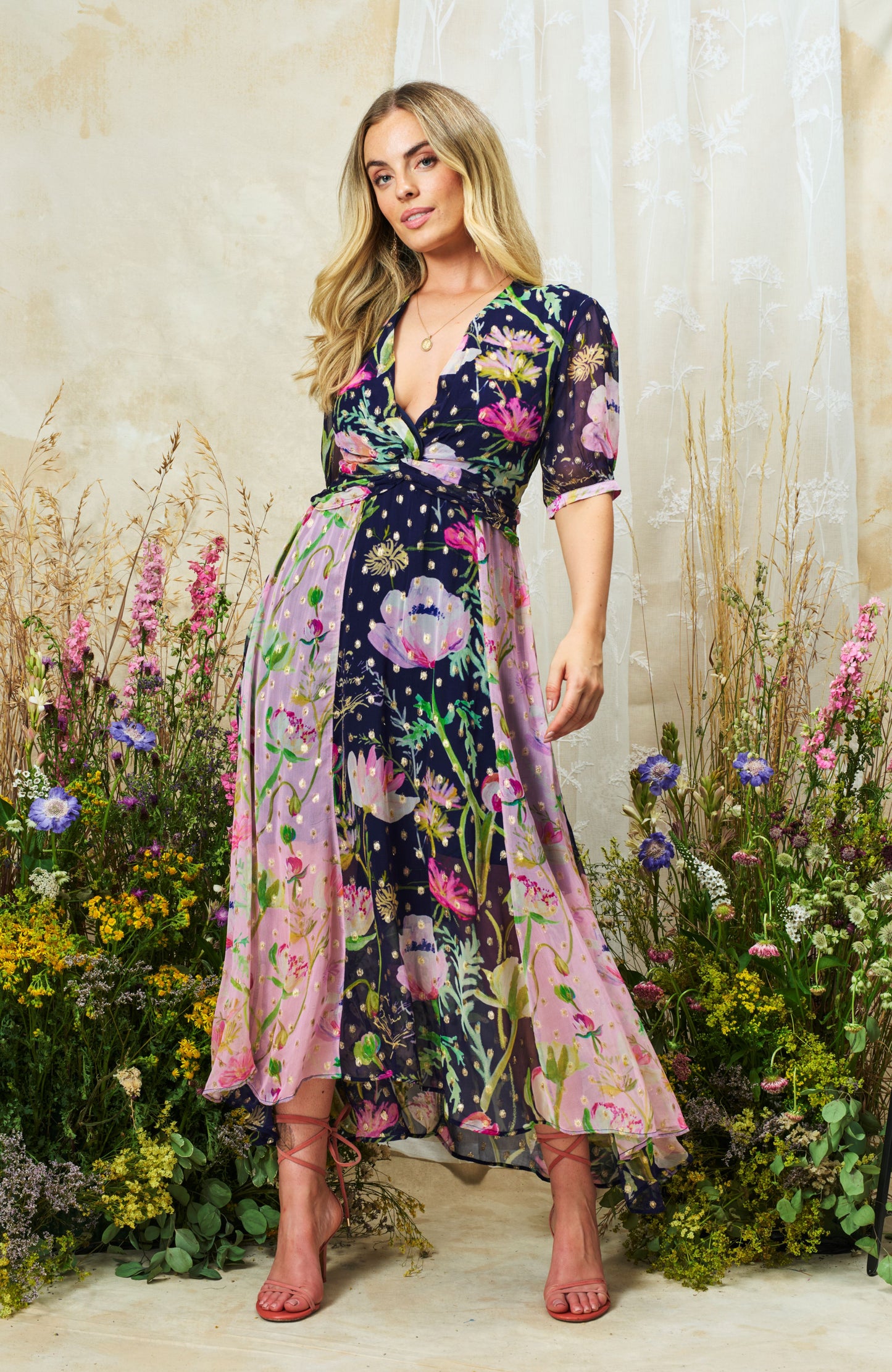 Paige Multi Floral Dress