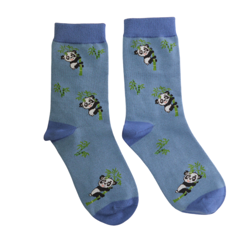 Bamboo Sock - Blue Panda