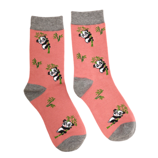 Bamboo Sock - Pink Panda