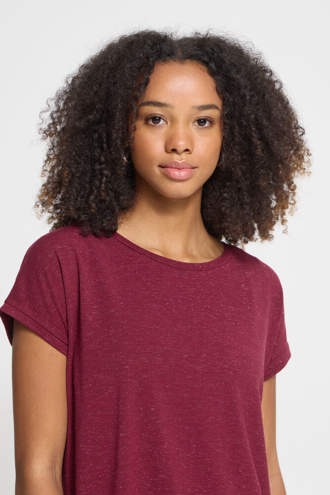 Rebel Fleck Tee - Rhodadendron