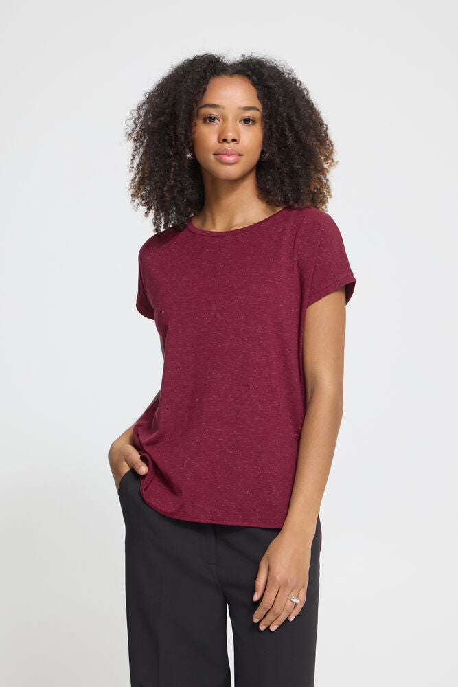 Rebel Fleck Tee - Rhodadendron