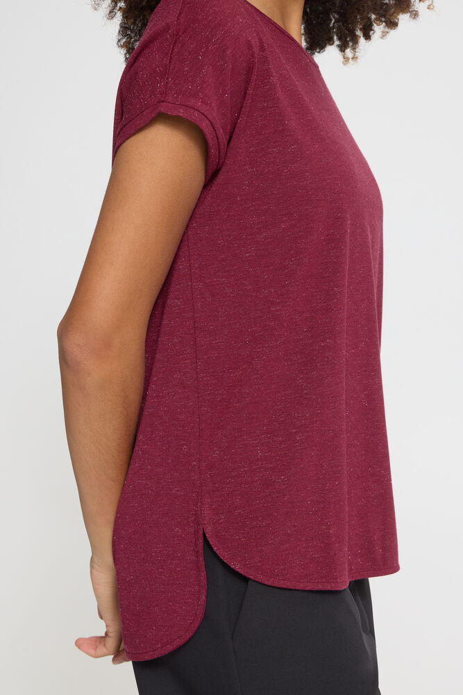 Rebel Fleck Tee - Rhodadendron