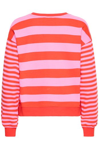 Jani Stripe Sweater - Red / Pink