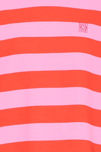 Jani Stripe Sweater - Red / Pink