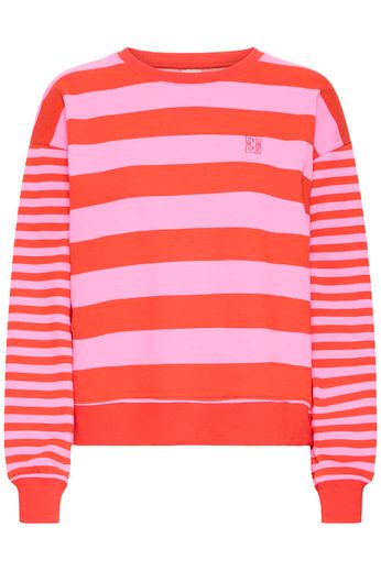 Jani Stripe Sweater - Red / Pink