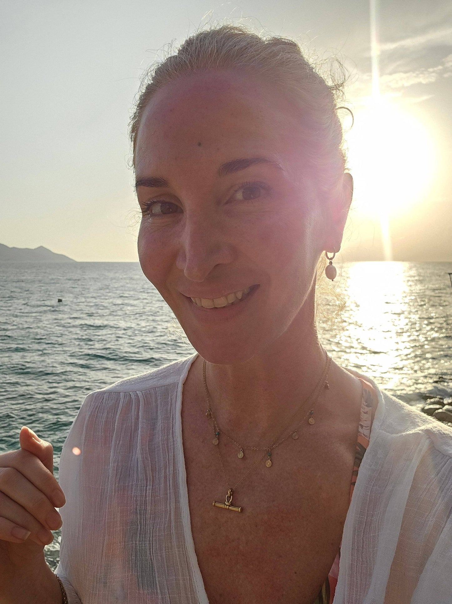 MG T Bar Necklace - Gold / Silver