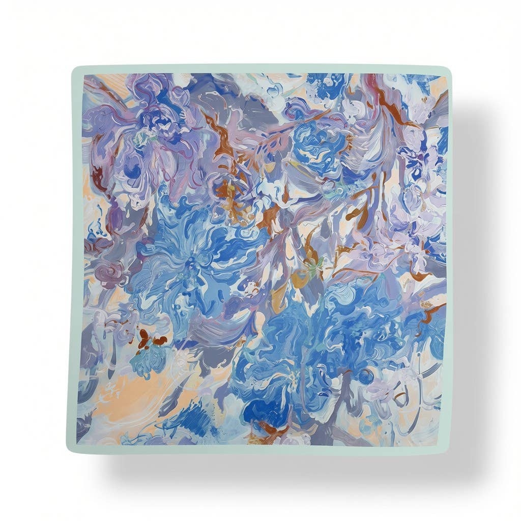 Watercolour Floral Neck Scarf - 2 colours