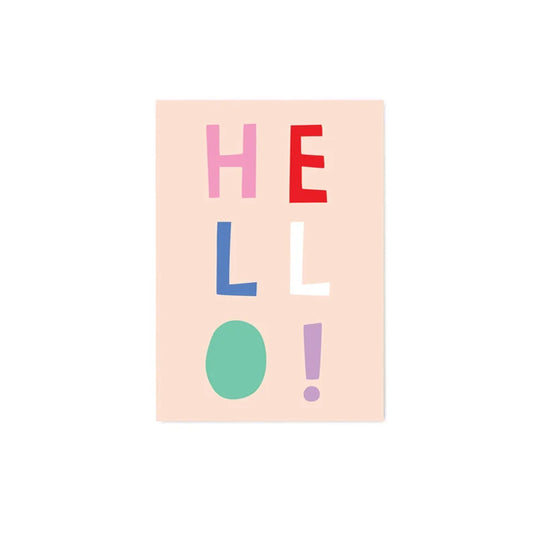 Greetings Postcard - Hello