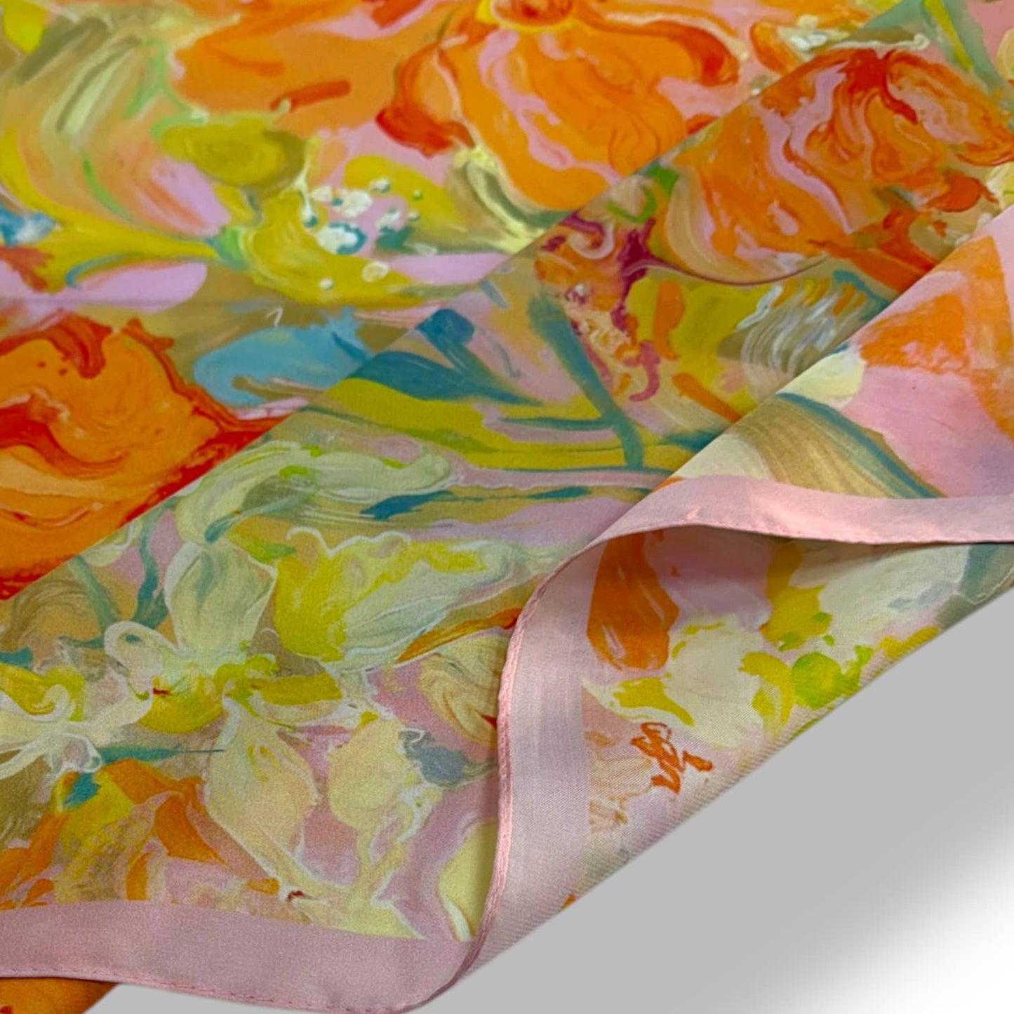 Watercolour Floral Neck Scarf - 2 colours
