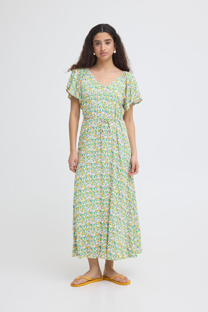 Aya Ditsy Print Maxi Dress