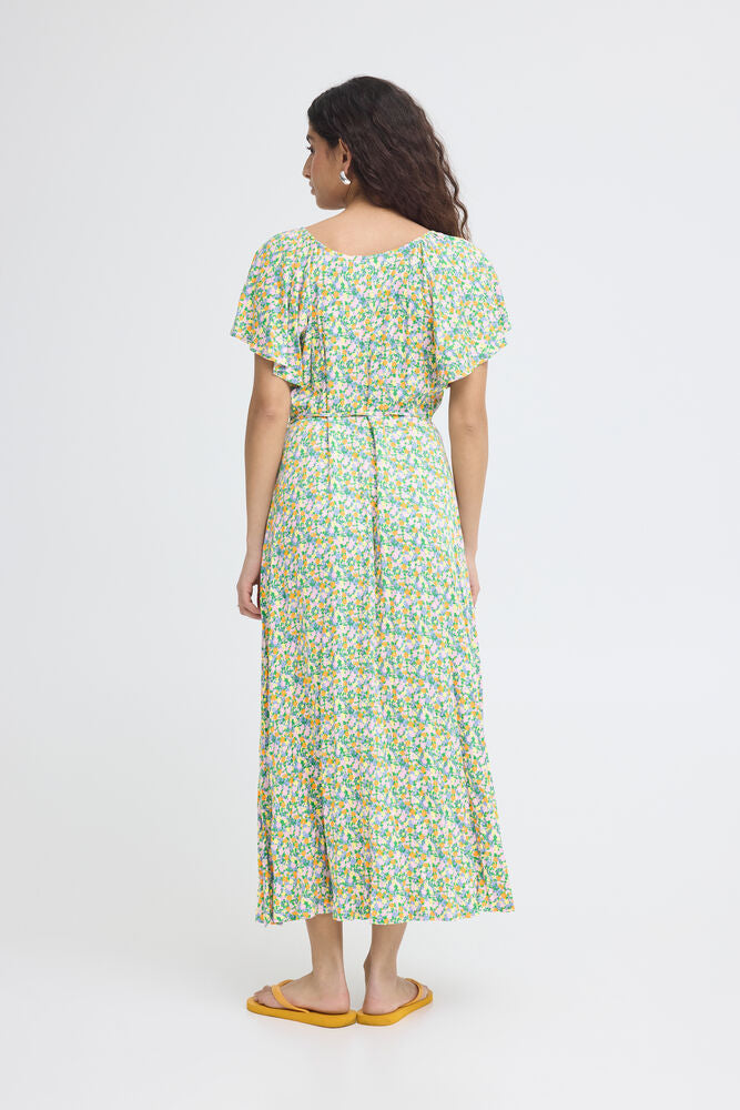 Aya Ditsy Print Maxi Dress