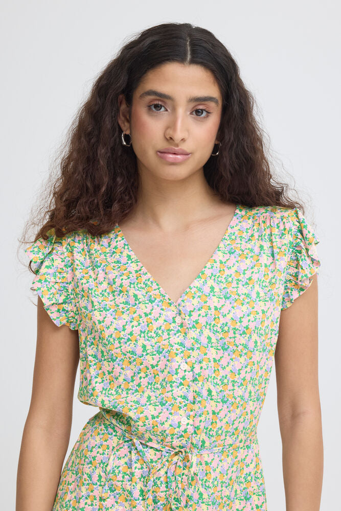 Aya Ditsy Print Dress