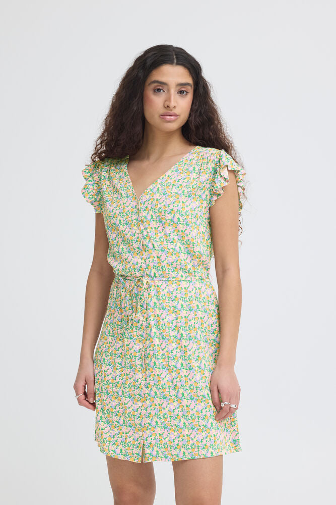 Aya Ditsy Print Dress
