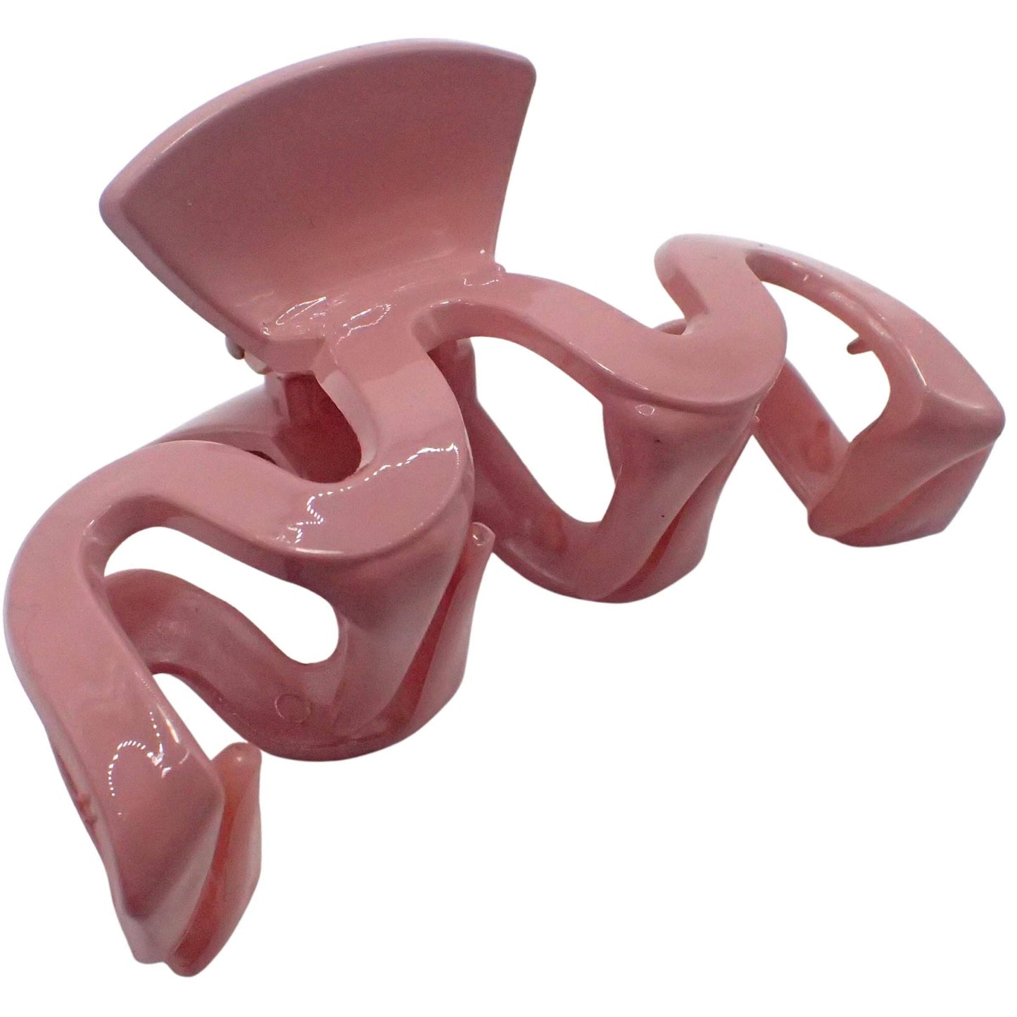 Wave Hair Claw Clip - Mauve