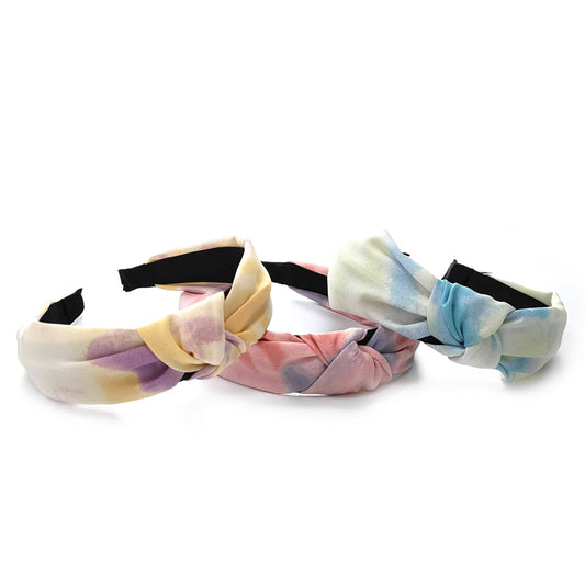 Tie Die Knot Hairband - 3 colours