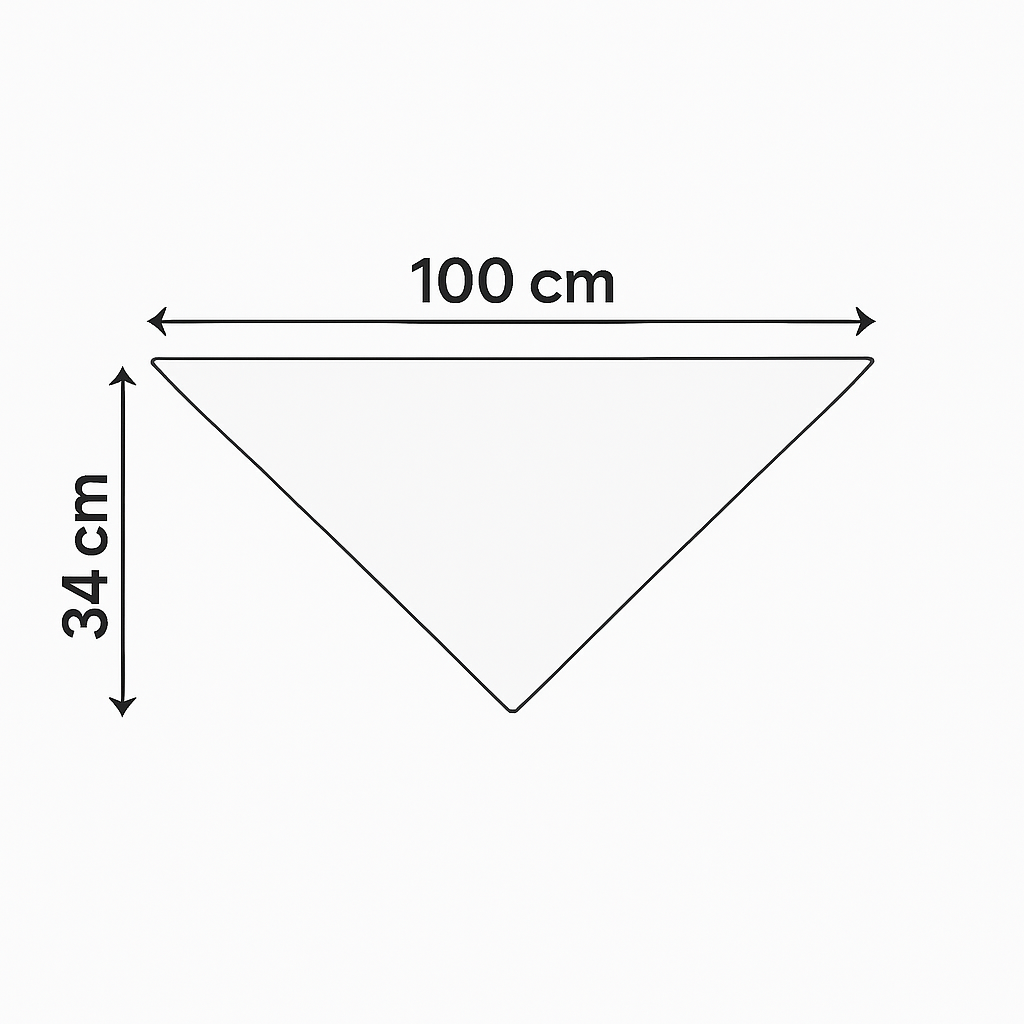 Triangle Knitted Neck Scarf - 3 colours