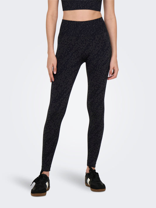 Activewear - Black Animal Legging