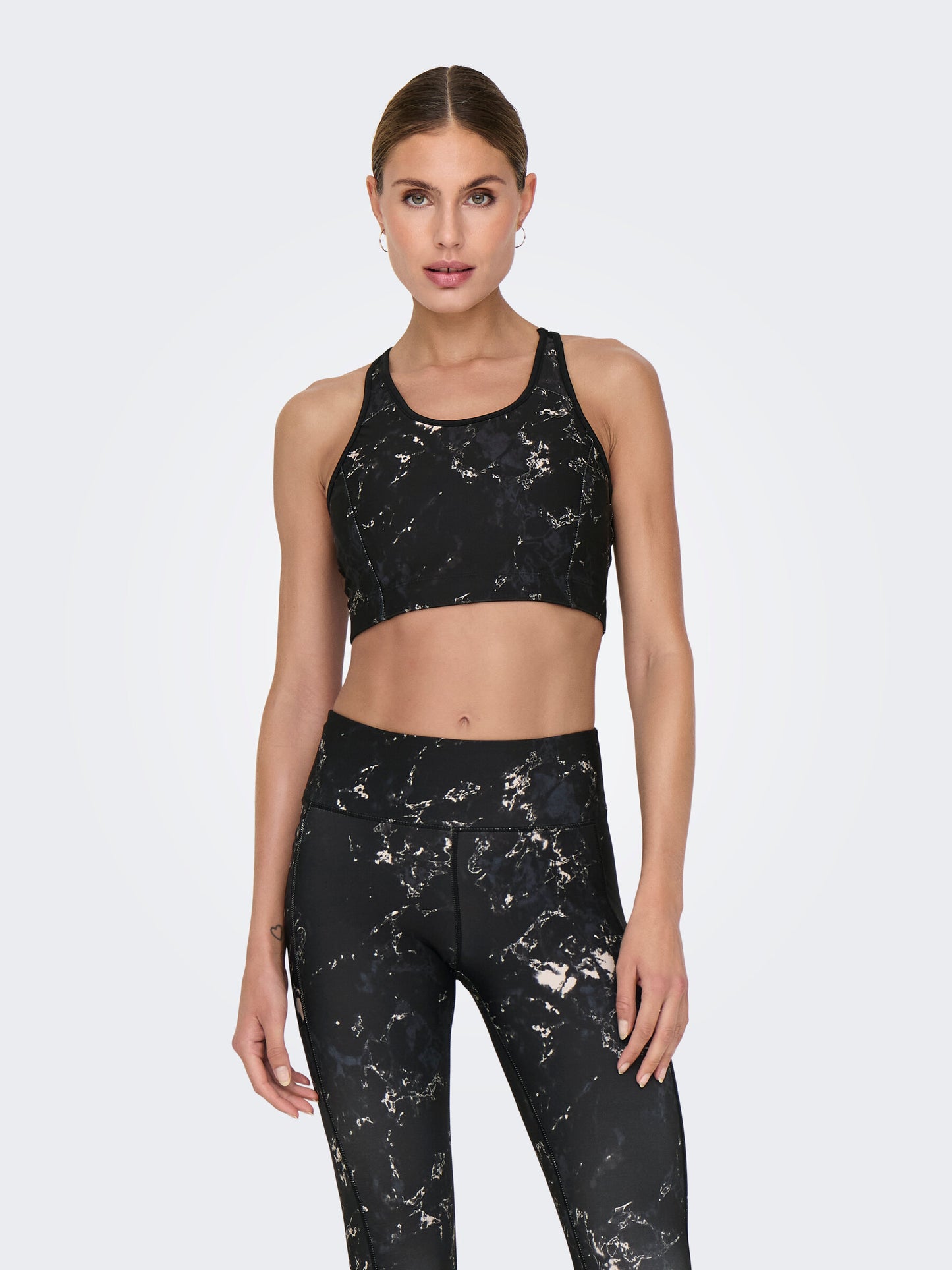 Activewear - Sports Bra - Reversible Black / Print