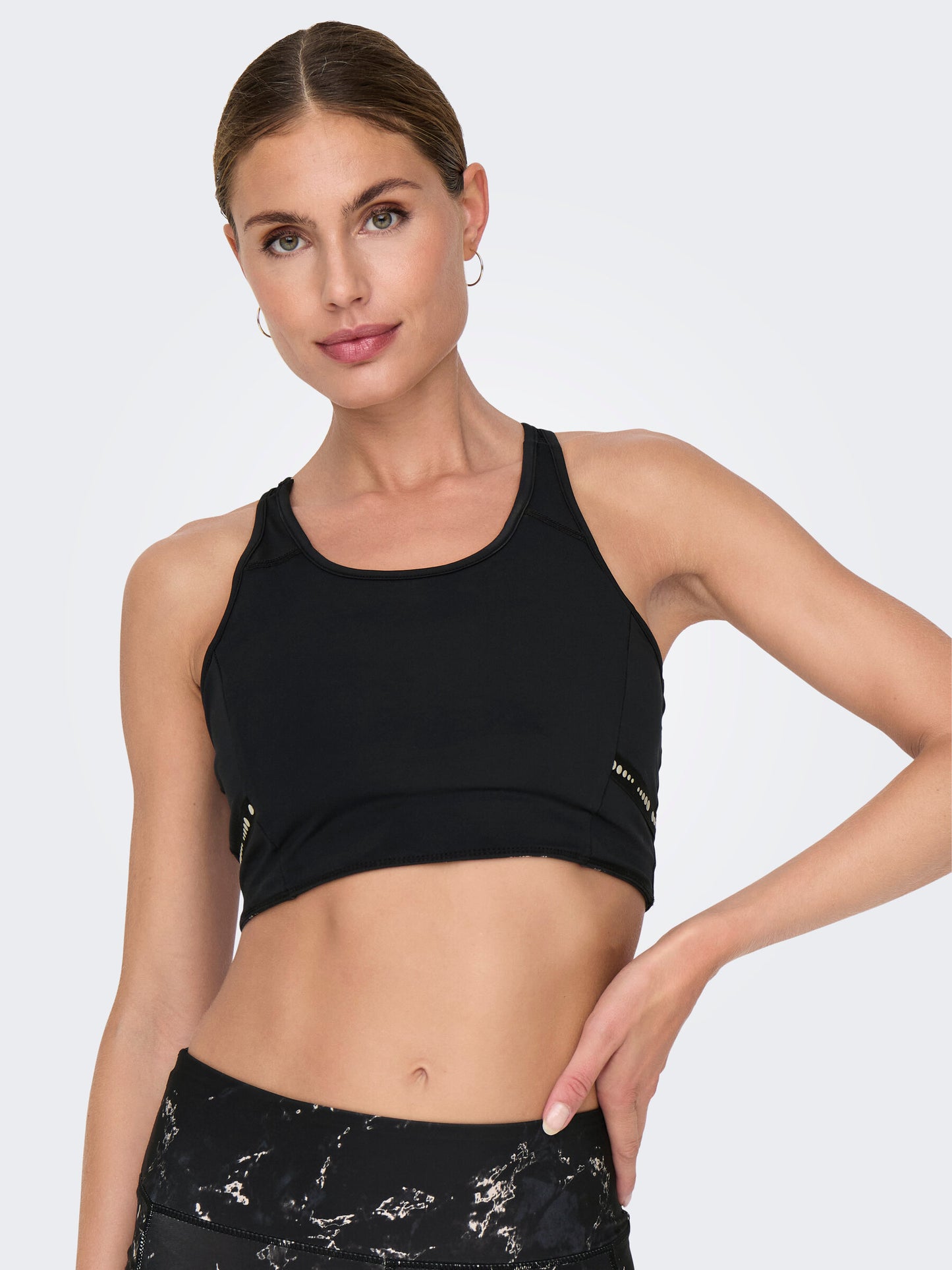 Activewear - Sports Bra - Reversible Black / Print