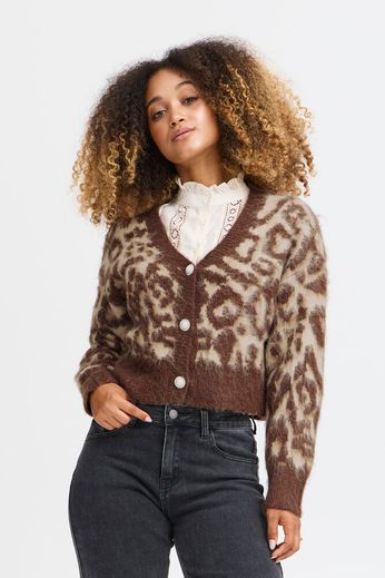 Becky Brown Animal Cardigan