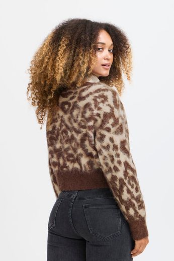 Becky Brown Animal Cardigan
