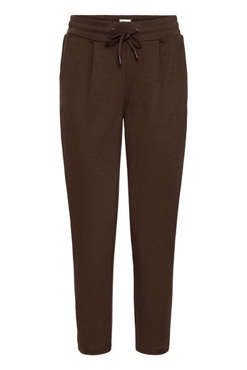 Kate Ankle Length Straight Leg Trouser - Chocolate