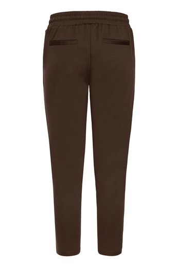 Kate Ankle Length Straight Leg Trouser - Chocolate