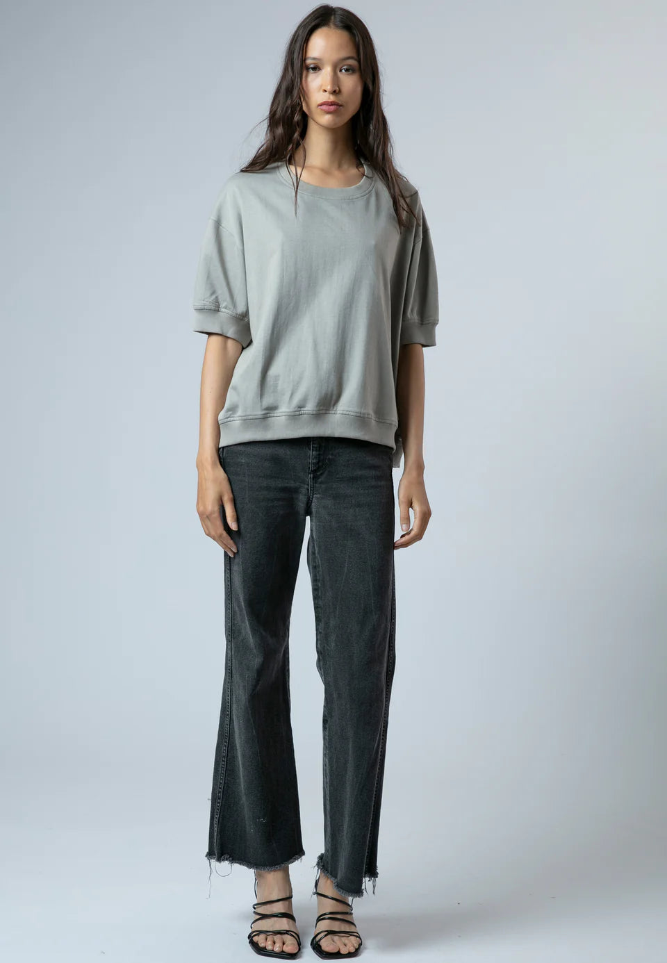 RELIGION Citrine Mixed Fabric Sweater