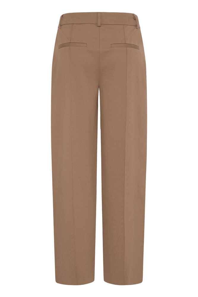 Kate Wide Leg Full Length Trouser - Camel