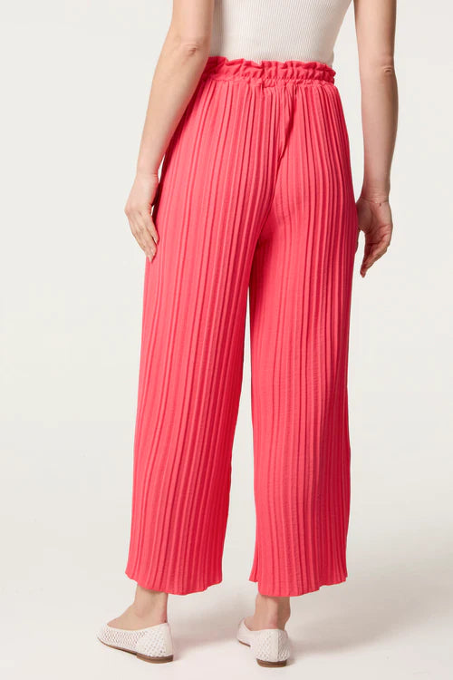 Plisse Trousers - 4 Colours