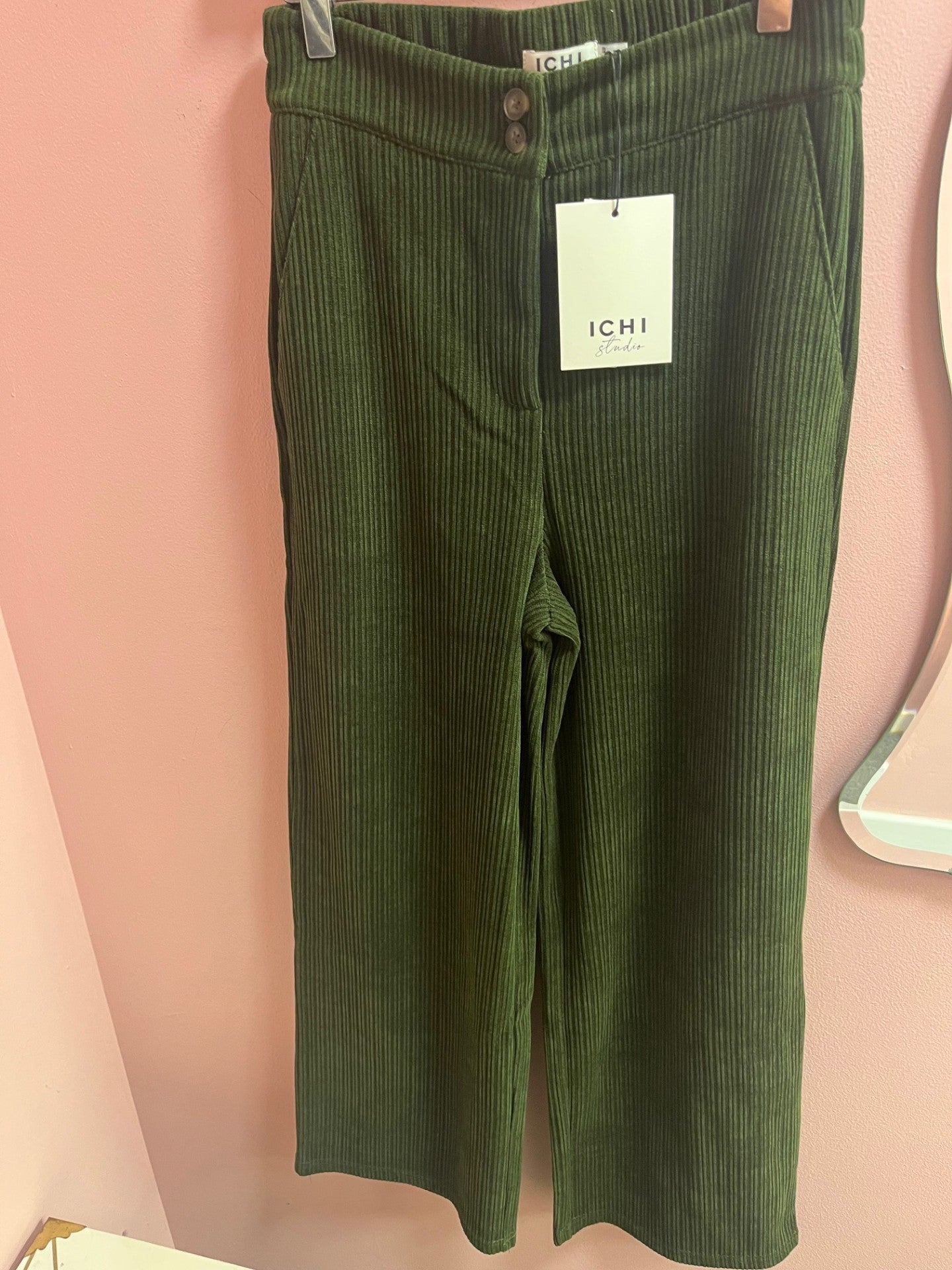 Kate Corduroy Trouser - Rifle Green