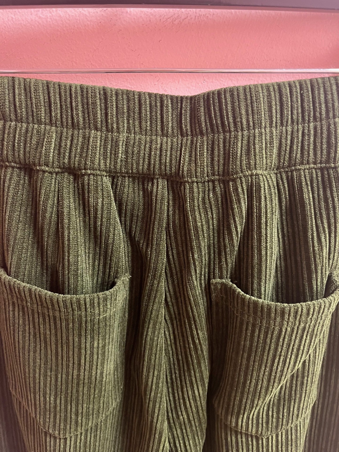 Kate Corduroy Trouser - Rifle Green