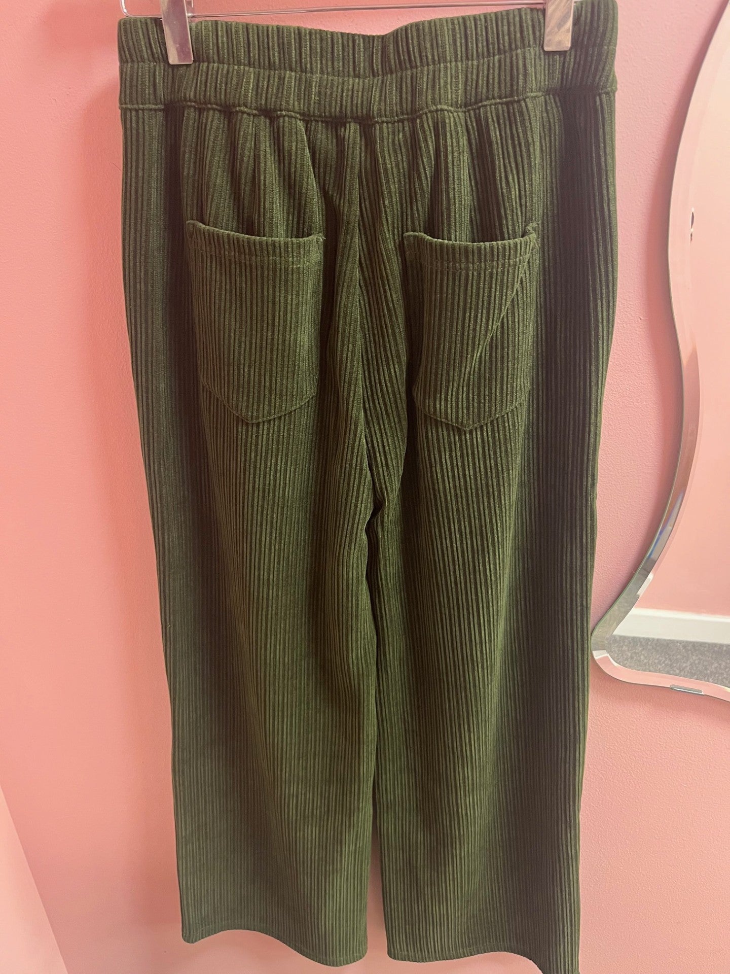 Kate Corduroy Trouser - Rifle Green