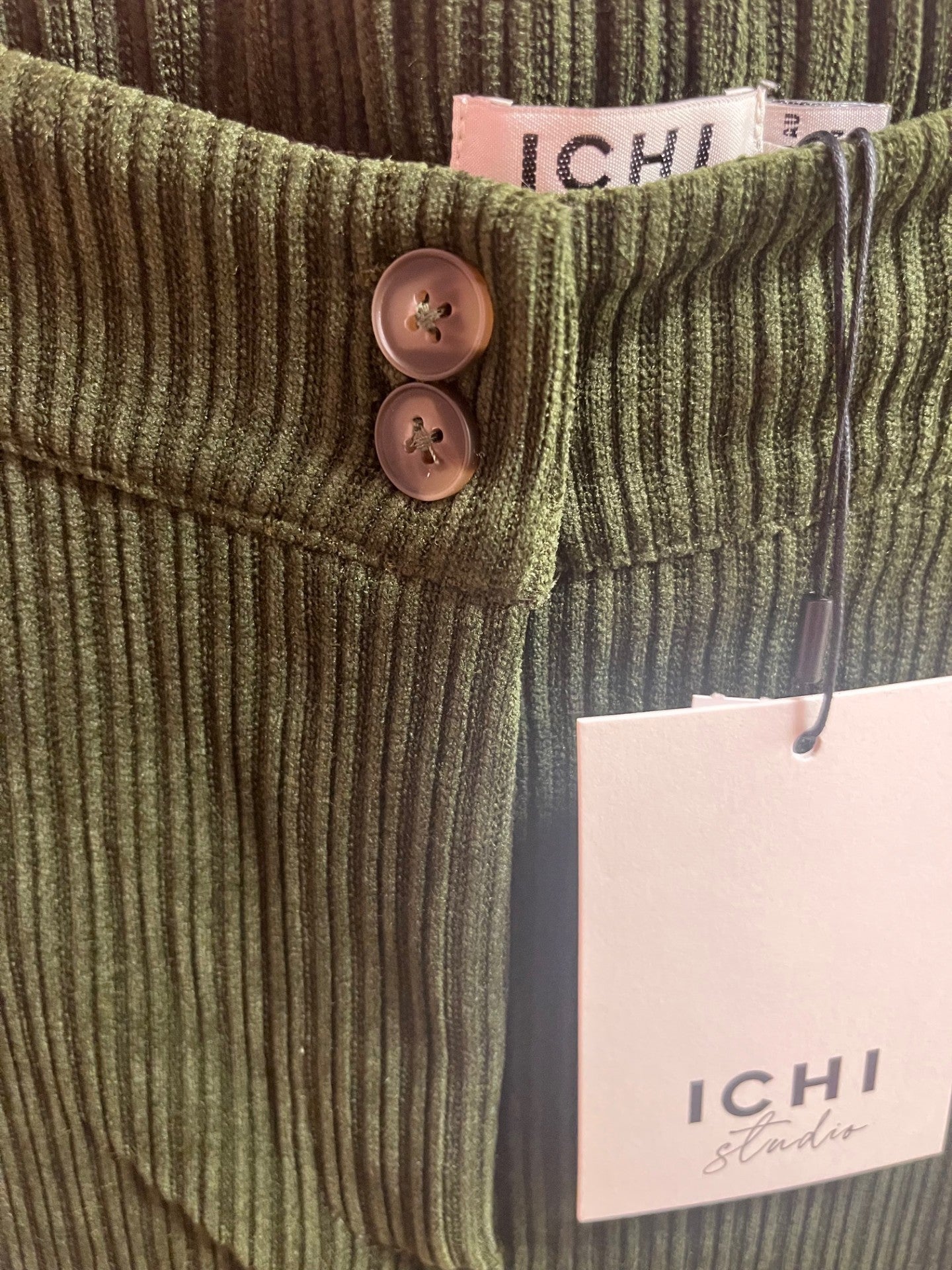 Kate Corduroy Trouser - Rifle Green