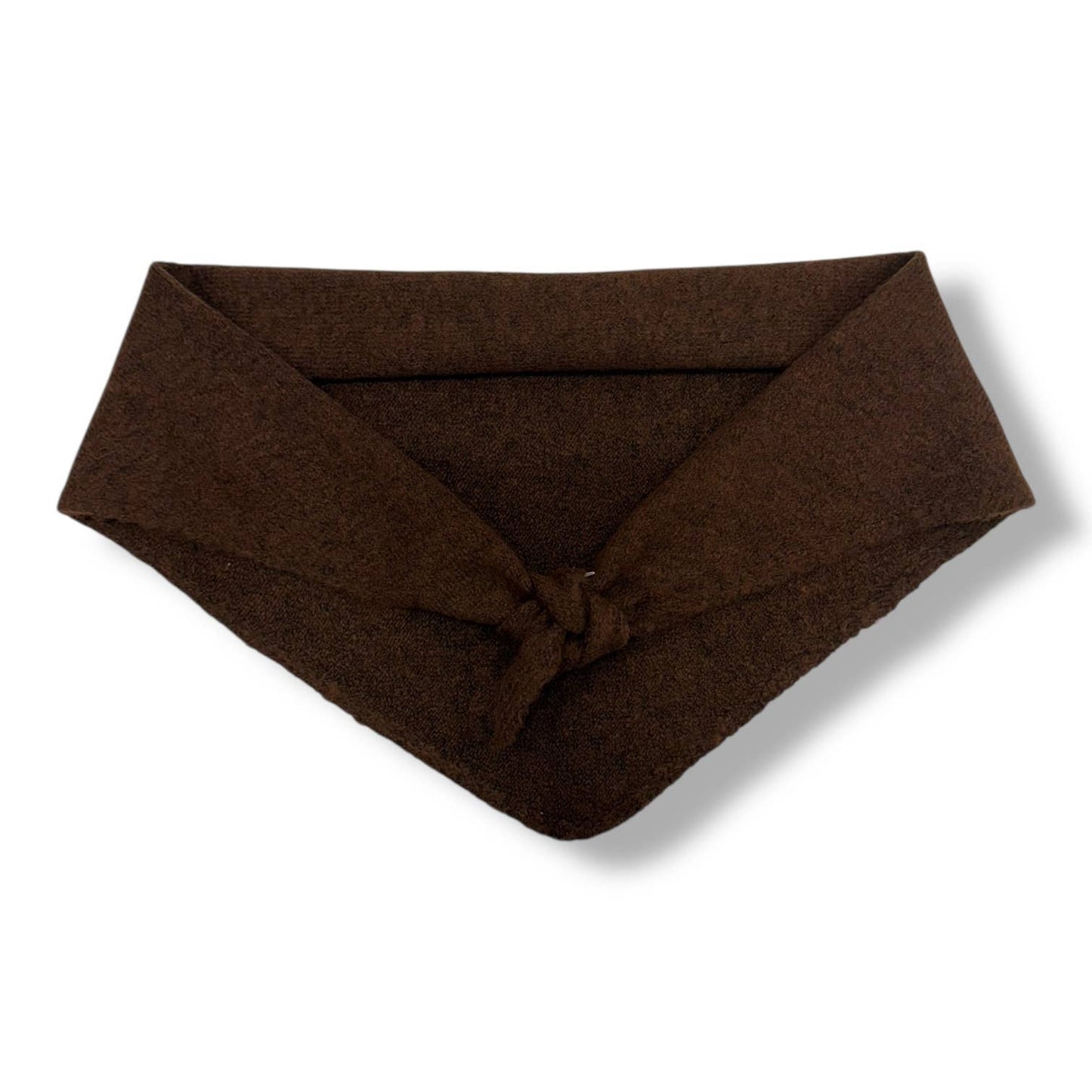 Triangle Knitted Neck Scarf - 3 colours