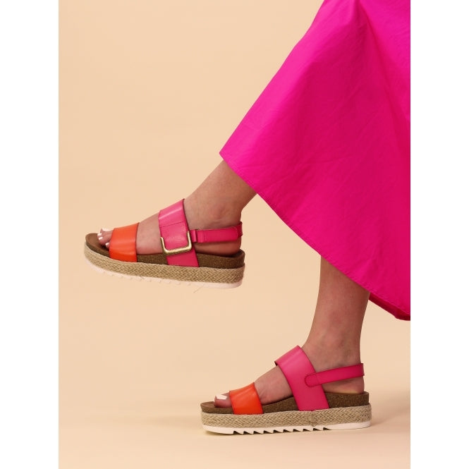 Deanna Sandal - Pink / Orange