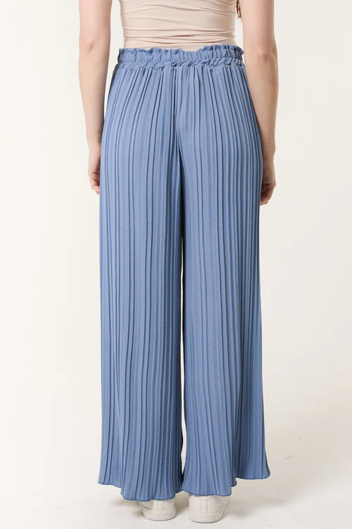 Plisse Trousers - 3 Colours