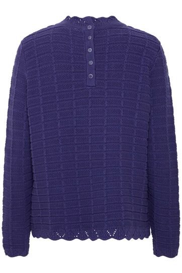 Dilly Scallop Edged Jumper - Patriot Blue