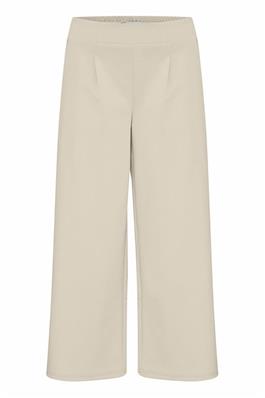 Kate Wide 3/4 Length Trouser - Doeskin