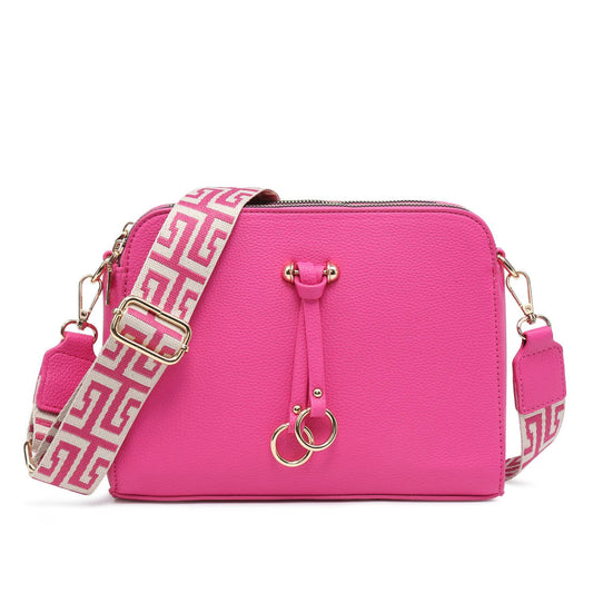 Cross Body Handbag  - Fuscia