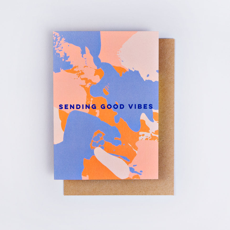 Greetings Card - Sending Good Vibes