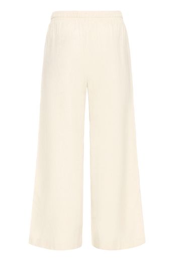 The Amalfi Linen Blend Loose Fit Trouser - Ecru