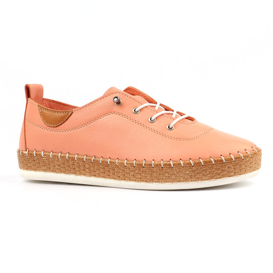 Evie Slip on Trainer - Coral