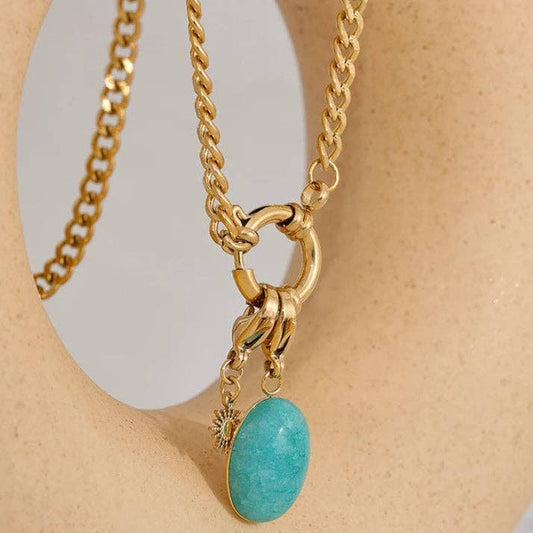 MG Turquoise Stone Necklace
